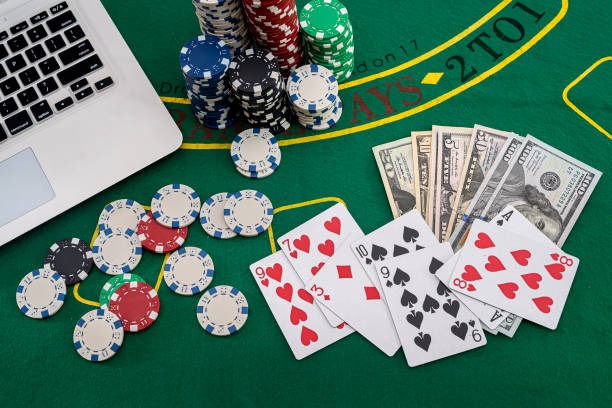 Live dealer casino table with multiple camera angles